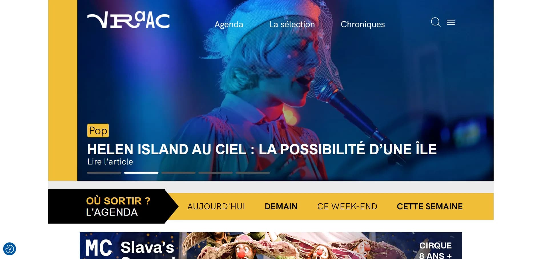 Capture du projet VRAAC — Le magazine culturel grenoblois